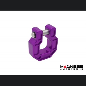 Jeep Gladiator JT Billet D-Ring - Royal Show Shackle - Aluminum - Purple - Single